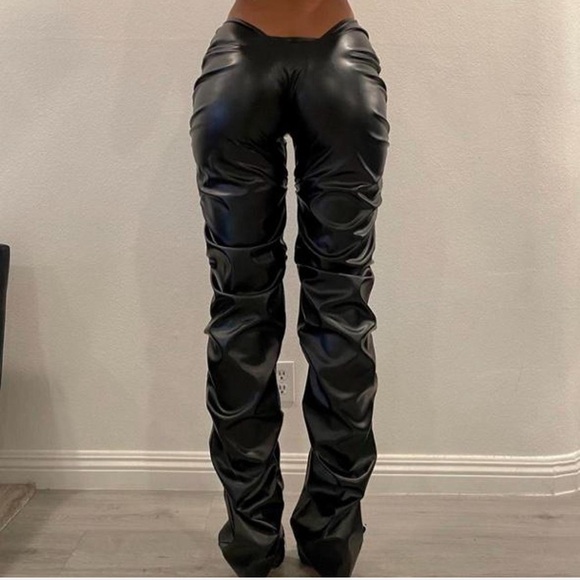 TLZ L’FEMME Black V Cut Panty Trousers - Picture 2 of 5